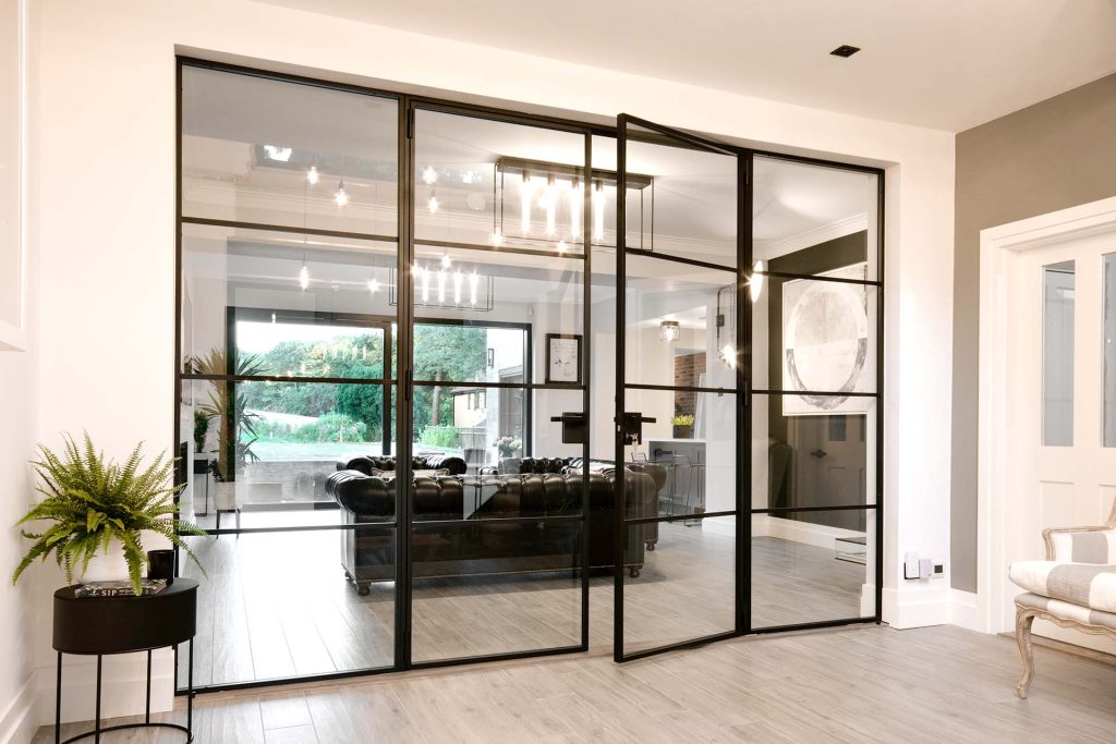 French doors with screens 
