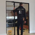 steel door installation