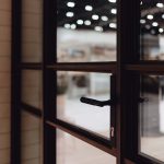 moder steel doors with glass