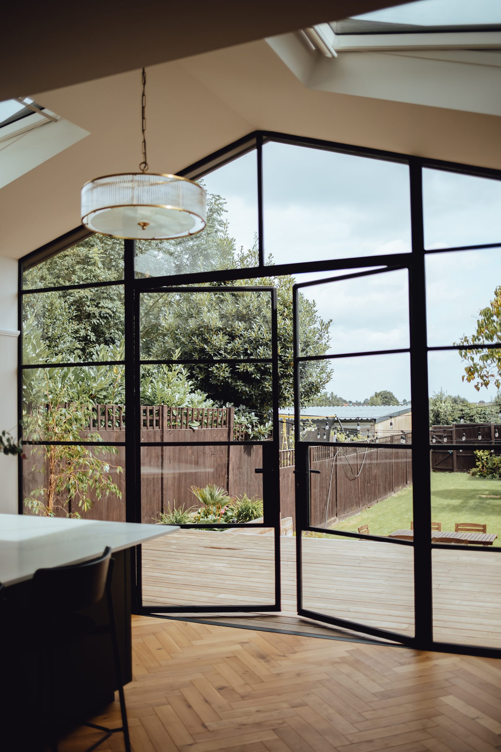 External steel doors